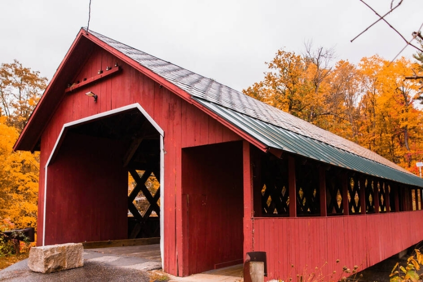 Brattleboro Vermont In Fall