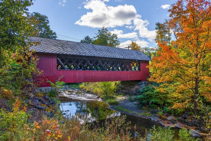 Brattleboro Vermont In Fall