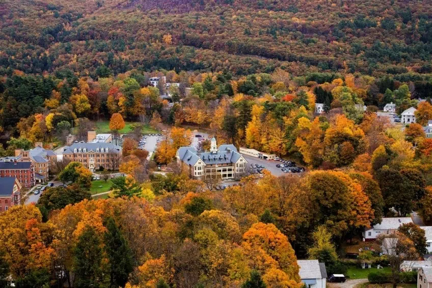 Brattleboro Vermont In Fall