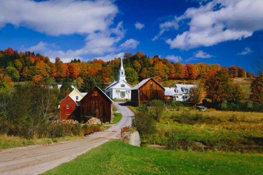 Mad River Valley Vermont In The Fall