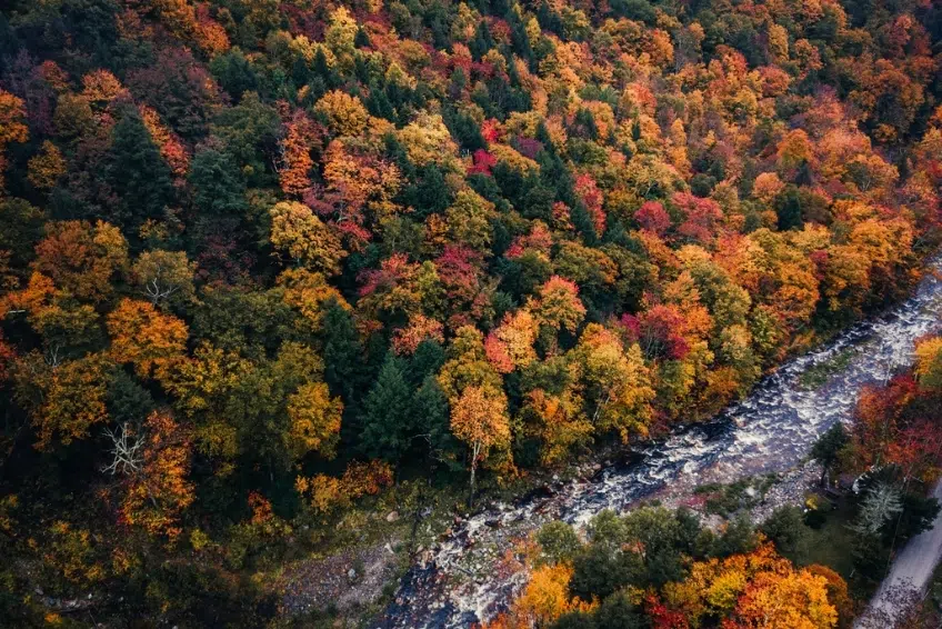 Mad River Valley Vermont In The Fall