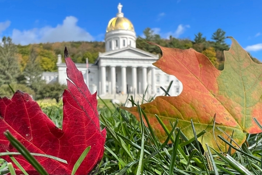 Montpelier Vermont In Fall