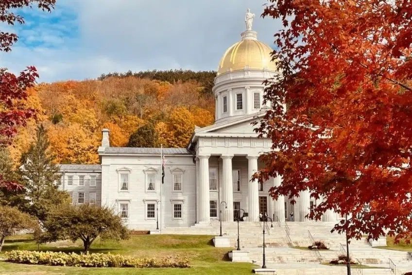Montpelier Vermont In Fall