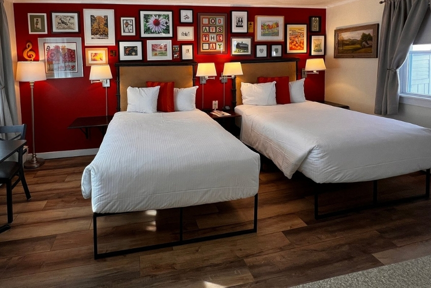 Two bedroom room at Sleep Woodstock Motel