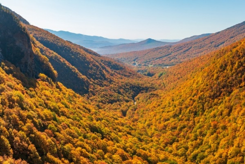 Smugglers Notch Vermont In Fall