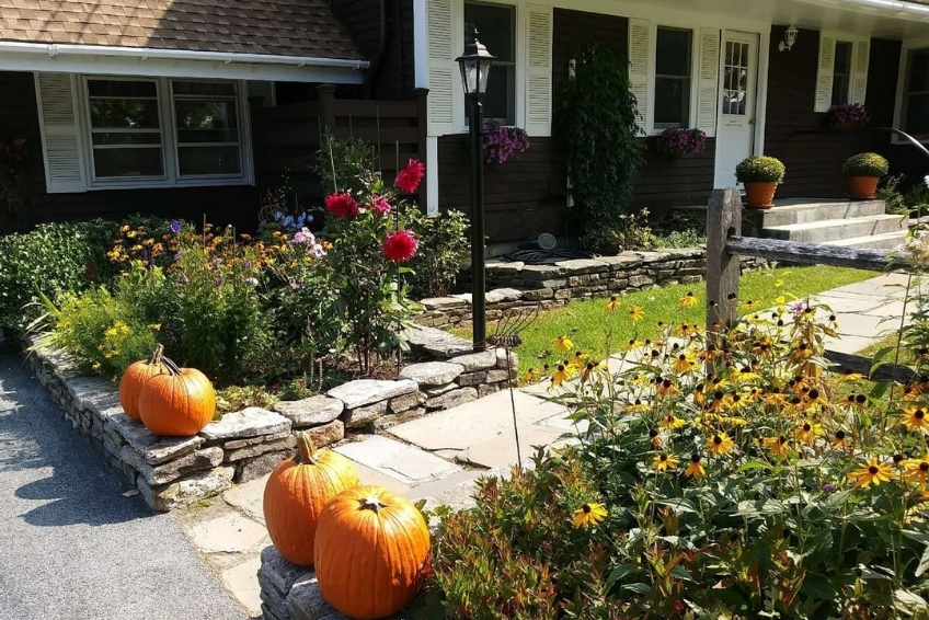 Fall decor at The Manchester View