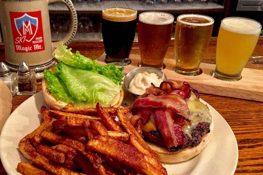 Dining at Upper Pass Lodge