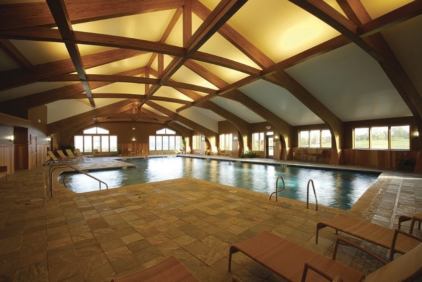 Indoor pool at Trapp Family Lodge