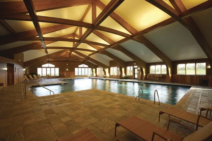 Indoor pool at Trapp Family Lodge