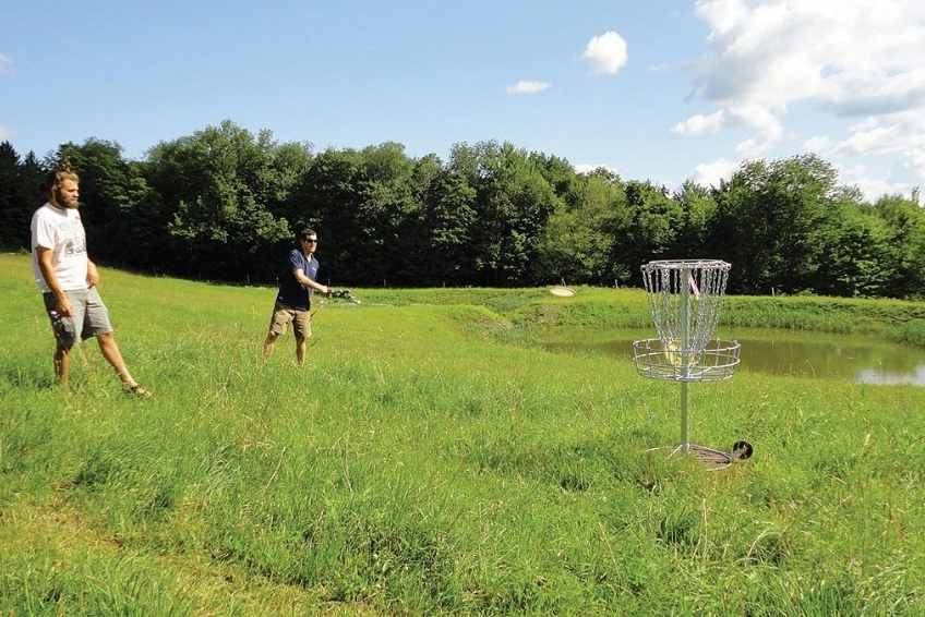 Disc golf course at Trapp Family Lodge