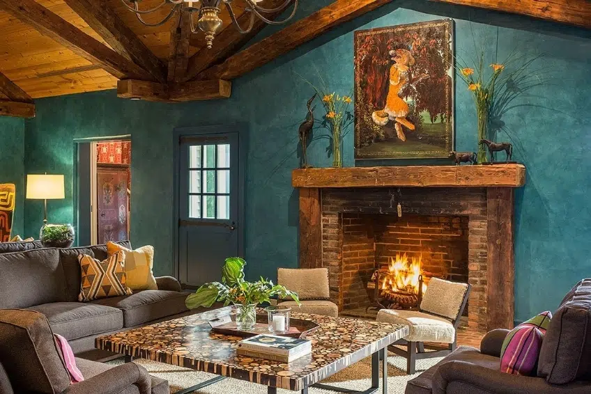 Common area at Twin Farms