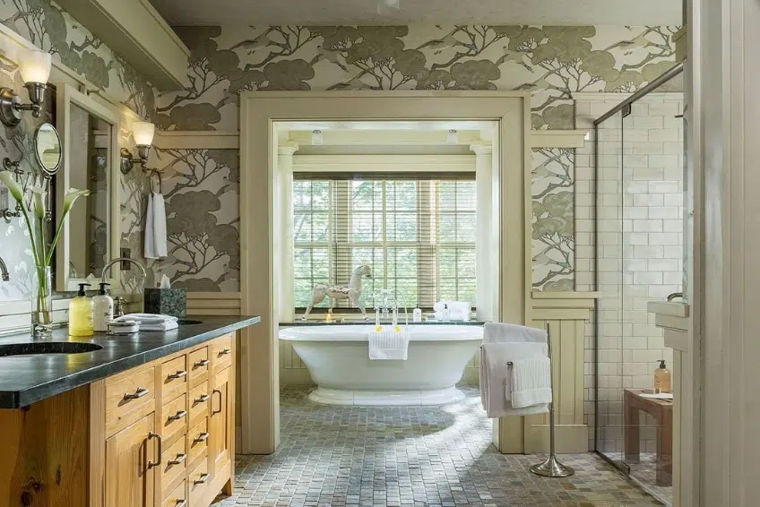 Bathroom at Twin Farms