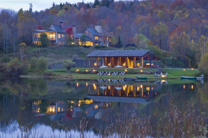 Exterior of Twin Farms