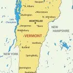 Vermont Map Vermont Map