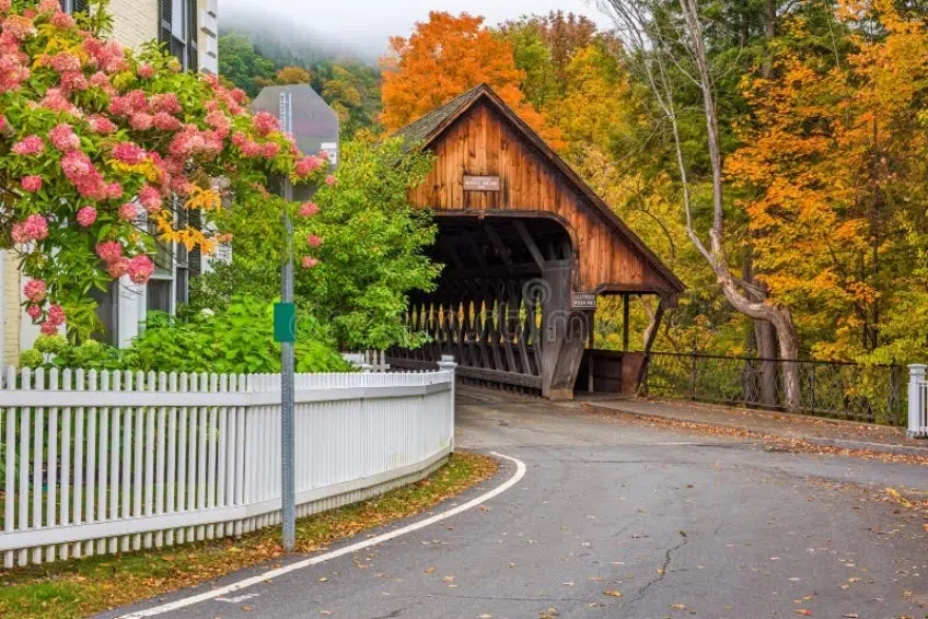 Woodstock Vermont In Fall