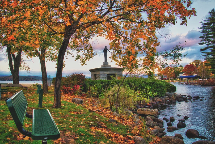 Weir Beach, Endicott Rock