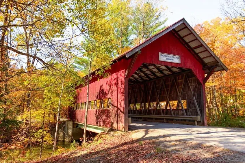 Covered Bridge Near Stowe